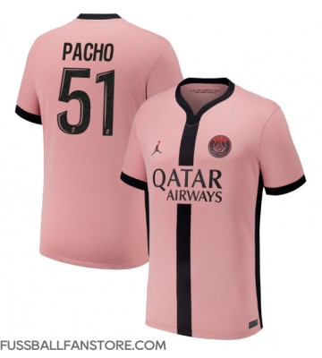 Paris Saint-Germain Willian Pacho #51 Replik 3rd trikot 2024-25 Kurzarm